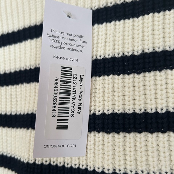 Great Summer Sweater - Layla Organic Cotton Sweater Size XS NWT. - Picture 6 of 11